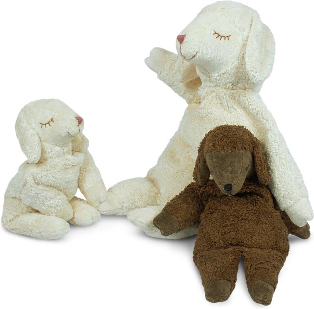 Kuscheltier Schaf groß | weiß